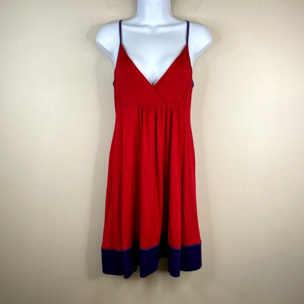 Express Vintage Y2K Womens BABYDOLL Slip Dress Sz‎ S Red ROMANTIC Feminine Flowy